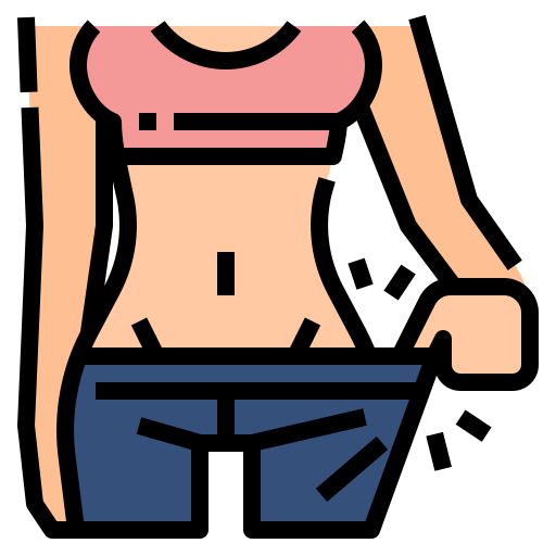 woman loosing weight